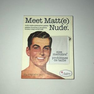 TheBalm meet matt(e) nude palette
